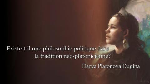 Existe-t-il une philosophie politique dans la tradition néo-platonicienne?